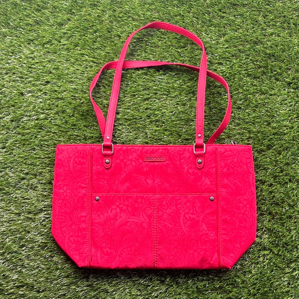 Sakroots Vibrant Pink Tote Bag
